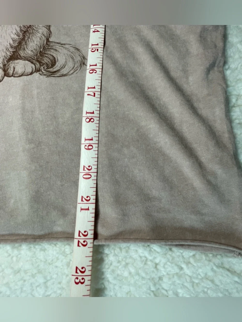New Beach Bum Original Womens M T-Shirt Puppy Cowboy Hat Cropped Tee Distressed